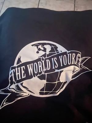 The world is yours hoodie (black)